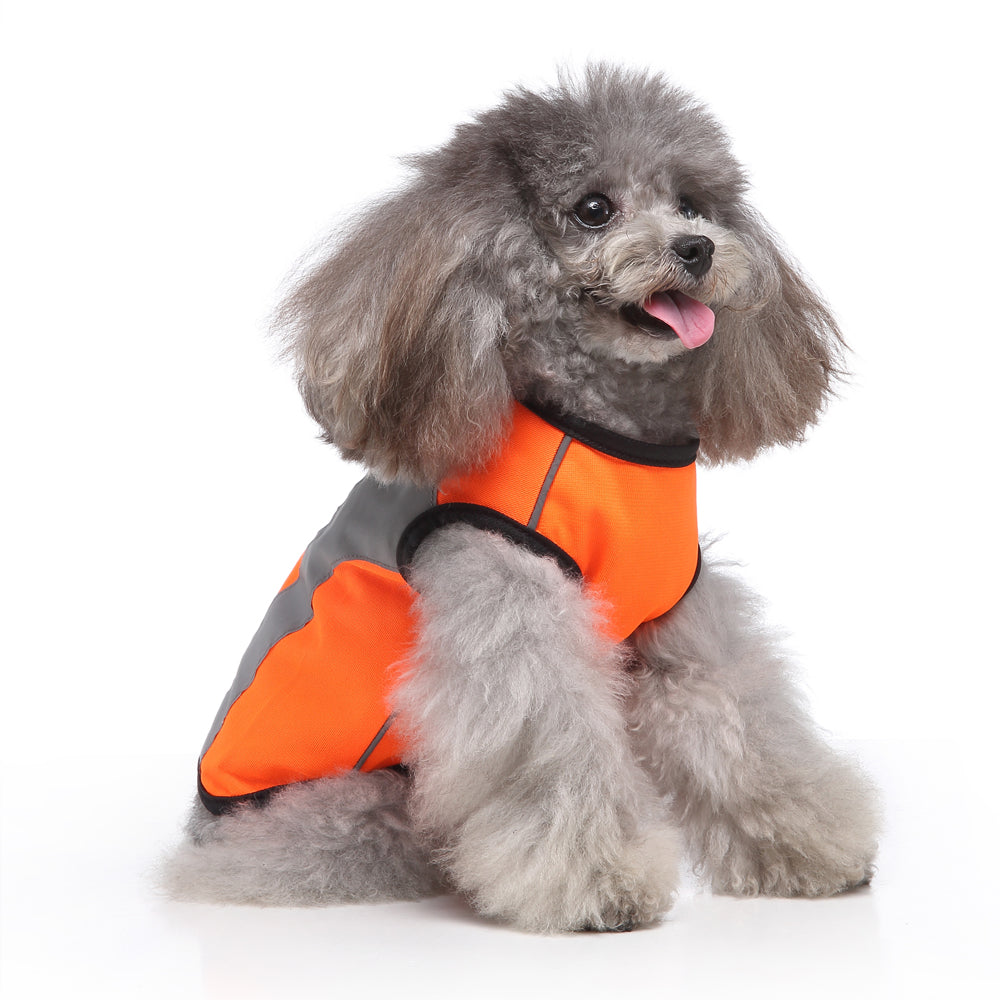 Reflective Zipper Safety Vest – Fluorescent Green / Orange