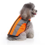 Reflective Zipper Safety Vest – Fluorescent Green / Orange