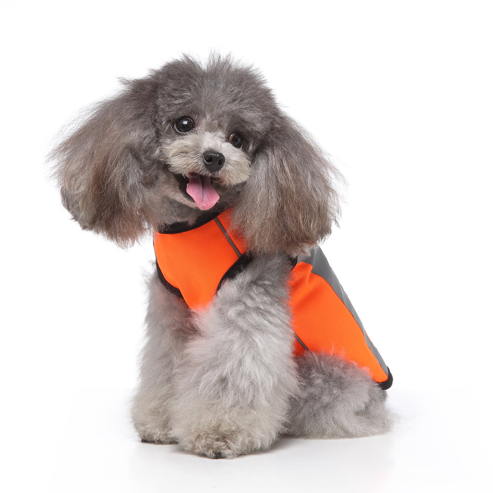 Reflective Zipper Safety Vest – Fluorescent Green / Orange