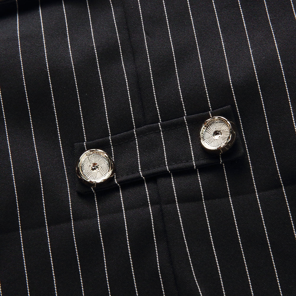 Tuxedo Dog Costume – Elegant Black, Blue or Pinstripe Tuxedo with Bow Tie for Special Occasions