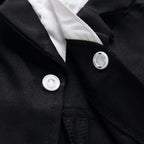 Tuxedo Dog Costume – Elegant Black, Blue or Pinstripe Tuxedo with Bow Tie for Special Occasions