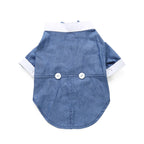 Tuxedo Dog Costume – Elegant Black, Blue or Pinstripe Tuxedo with Bow Tie for Special Occasions