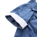 Tuxedo Dog Costume – Elegant Black, Blue or Pinstripe Tuxedo with Bow Tie for Special Occasions