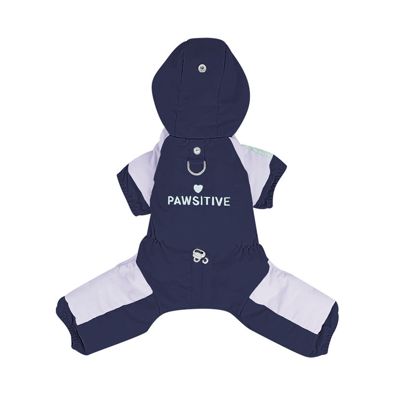 Cuffed Cold-Weather Four-Legged Cotton Jacket