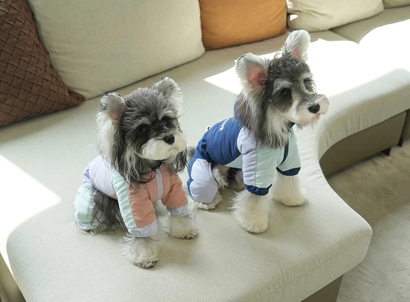 Cuffed Cold-Weather Four-Legged Cotton Jacket