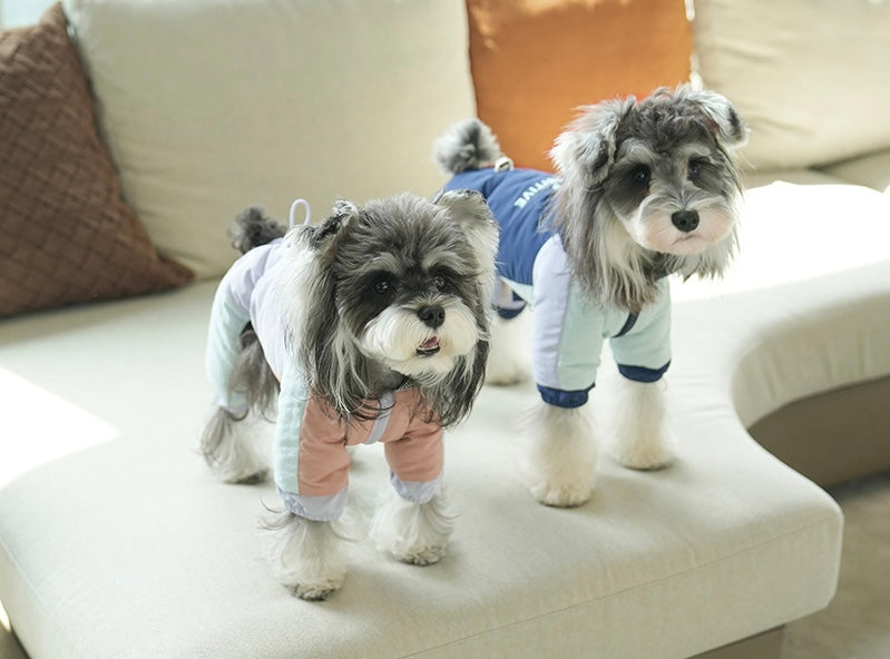 Cuffed Cold-Weather Four-Legged Cotton Jacket