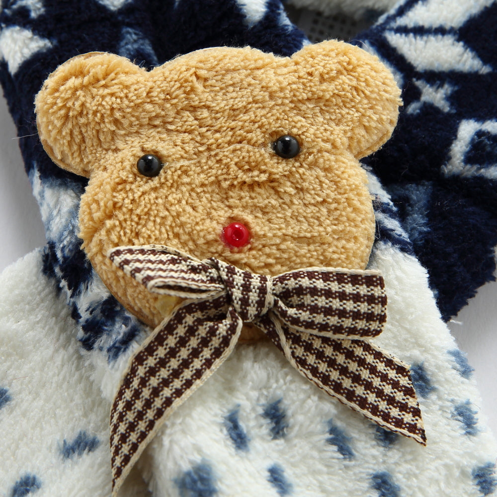 Snowflake Pet Scarf – Blue / Red / Coffee