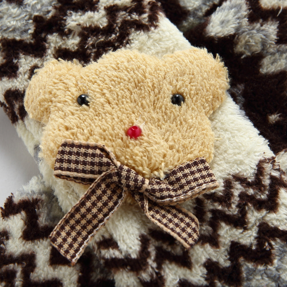 Snowflake Pet Scarf – Blue / Red / Coffee