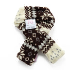 Snowflake Pet Scarf – Blue / Red / Coffee