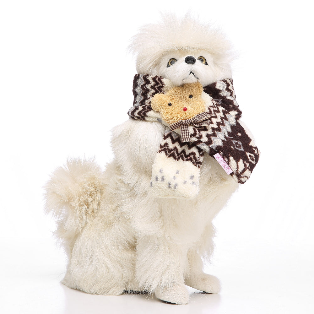 Snowflake Pet Scarf – Blue / Red / Coffee