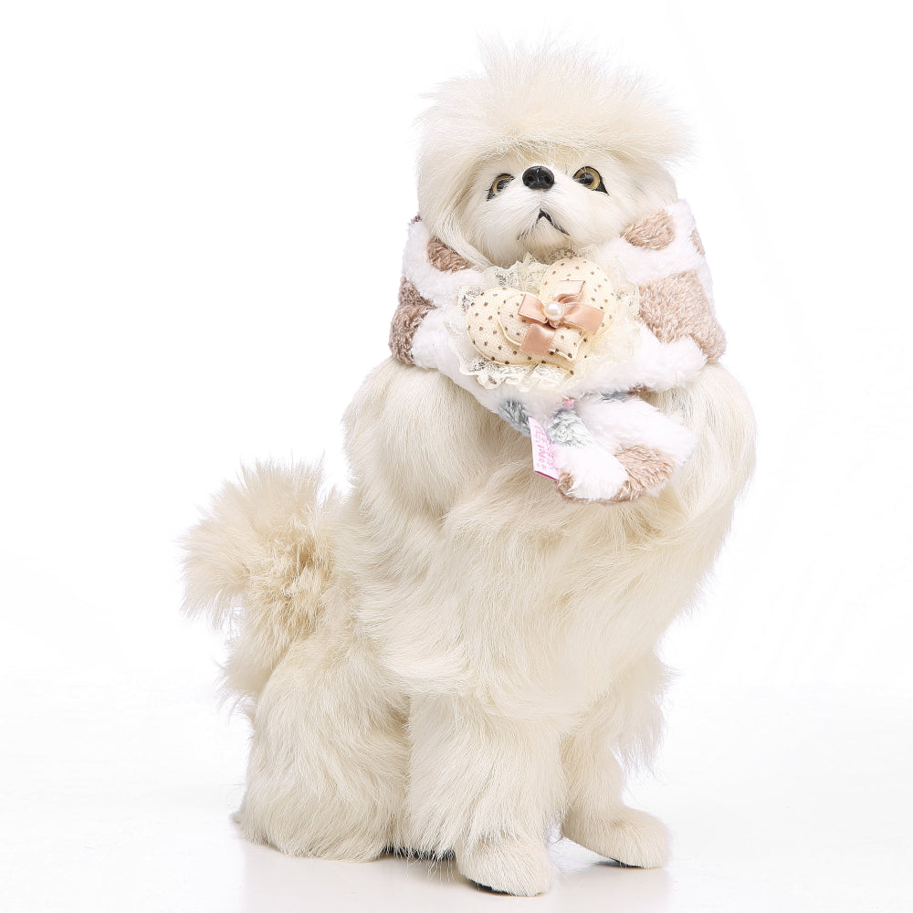 Lace Heart Pet Scarf – Blue Heart