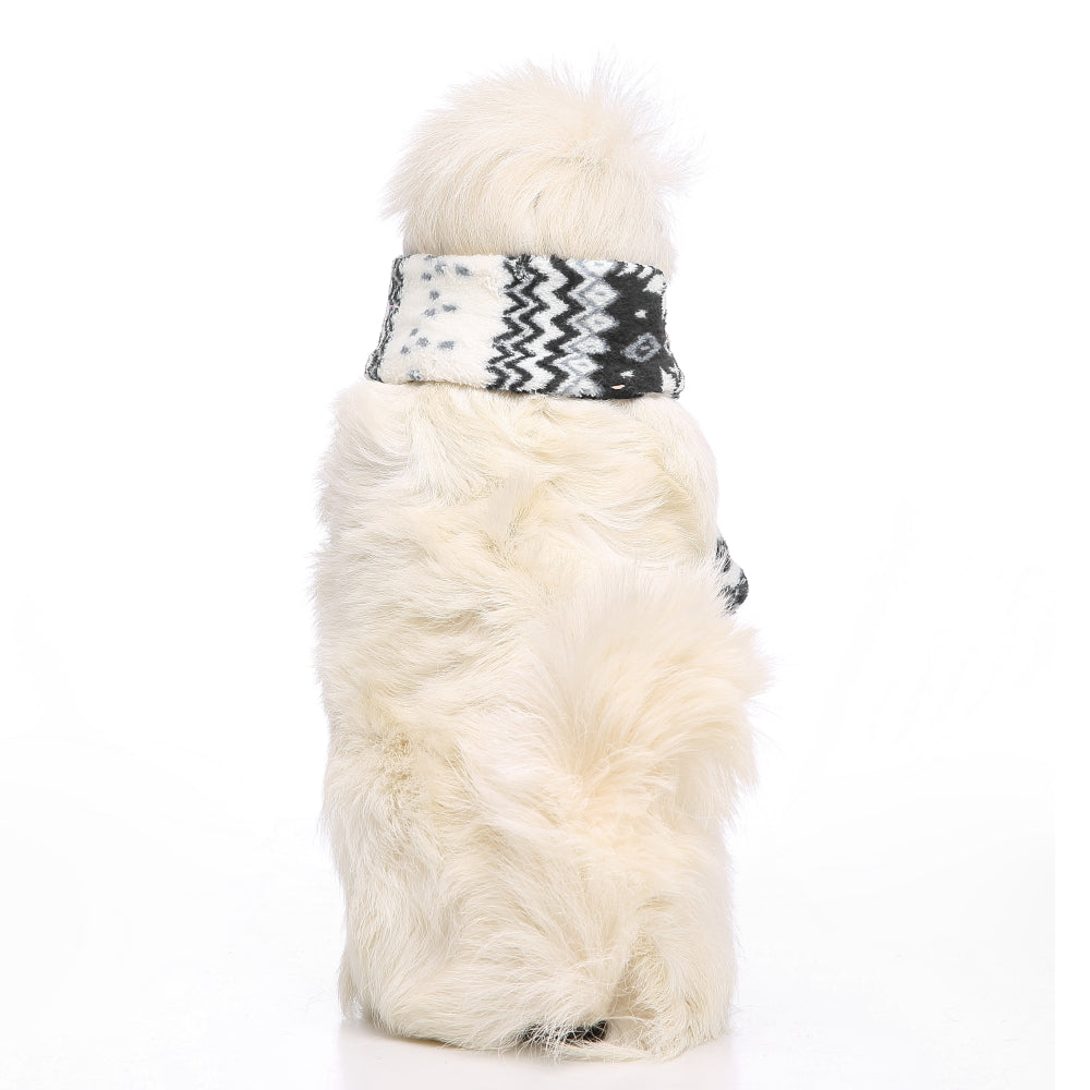 Snowflake Pet Scarf – Blue / Red / Coffee