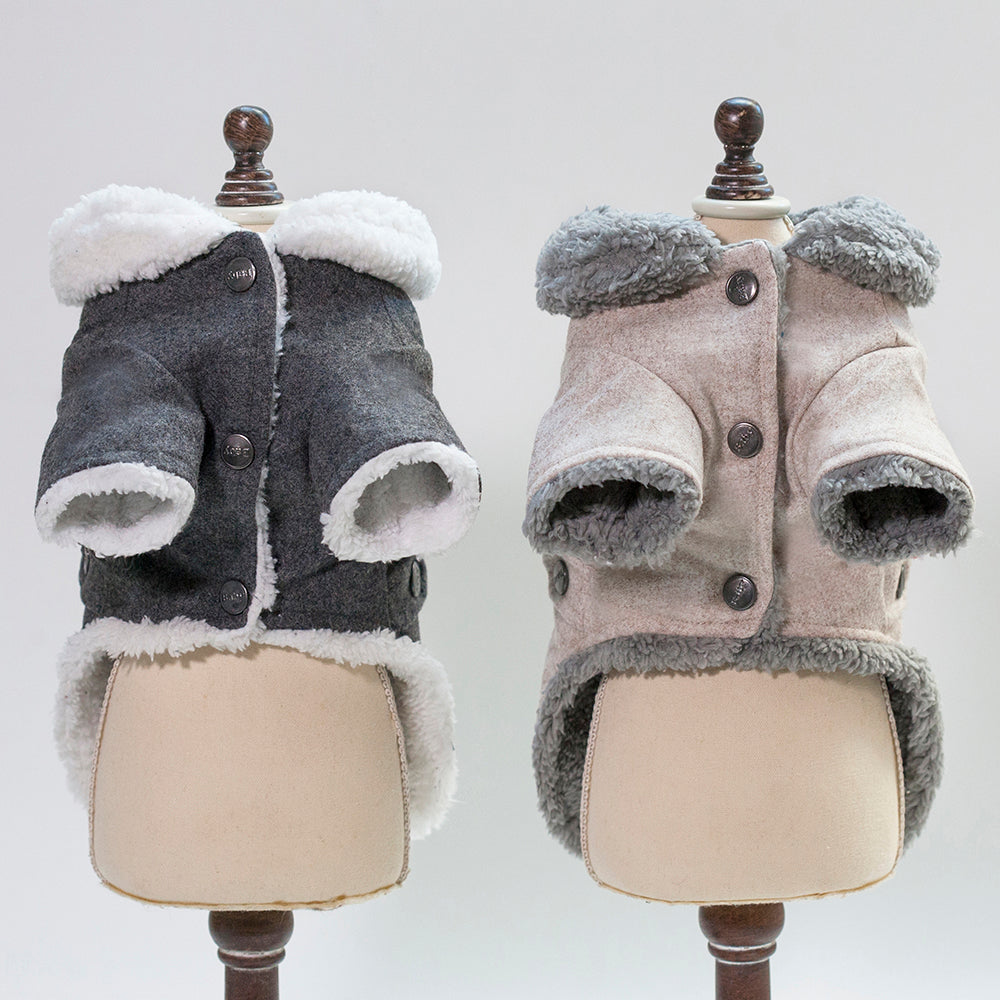 Cozy Sherpa Dog Coat – 2 Colors