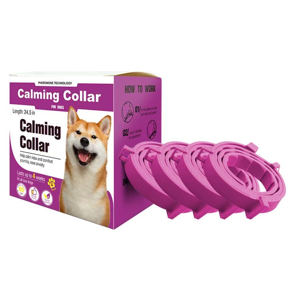 Calming Collar (4-Pack) for Dogs &amp; Cats — adjustable